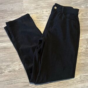 SHEIN Black Corduroy Trousers Women’s Medium